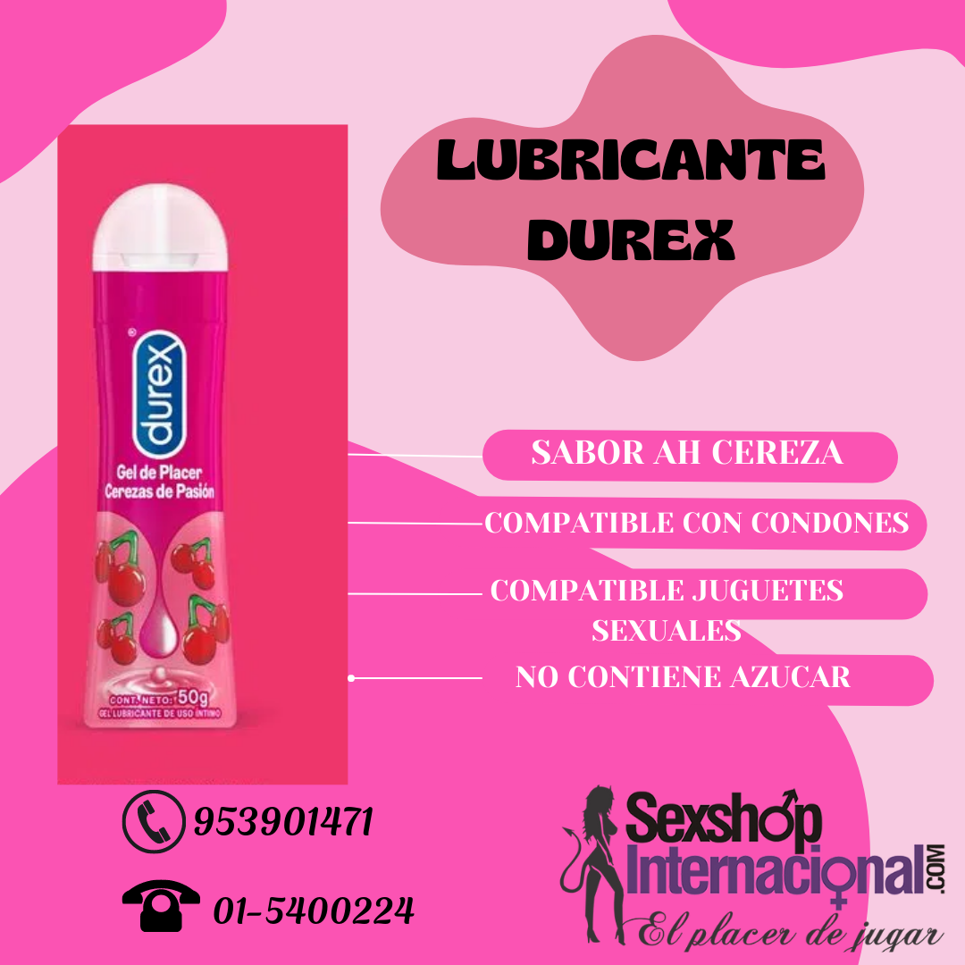 LUBRICANTE - DUREX SABOR CEREZA